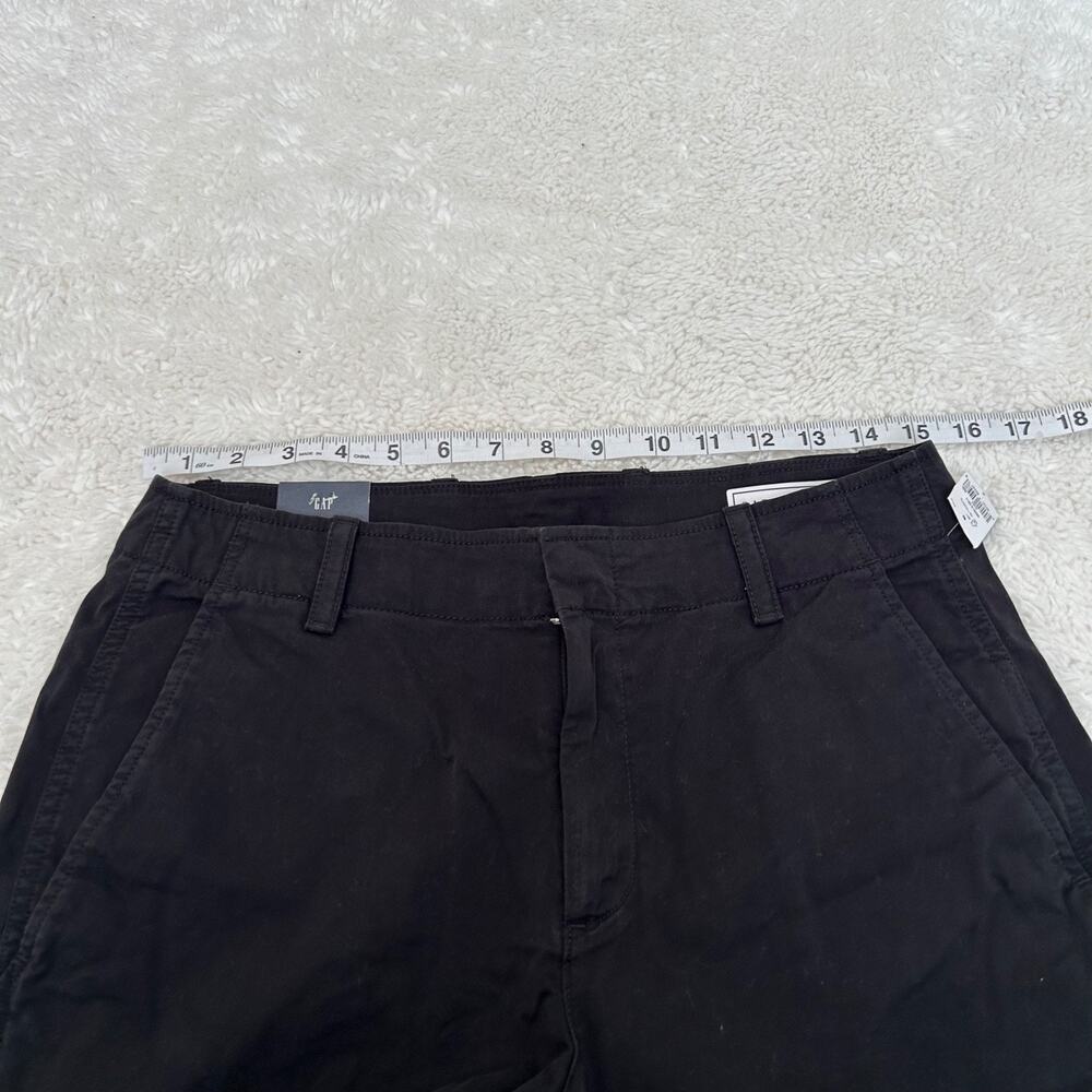 NWT Gap Womens Black 4in Khaki Shorts Casual Resort Minimalist Core Summer Zoo - Picture 3 of 5